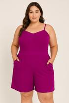 Macaquinho Feminino Plus Size Alça Com Regulador - Leve, Confortável, Zero Transparência Tamanho Grande Macaquinho Feminino Plus Size Alça Com Regulador - Leve, Confortável, Zero Transparência Tamanho Grande