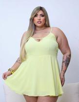 Macaquinho Feminino Soltinho Curto Plus Size Alça