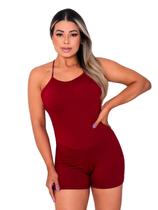 Macaquinho Fitness Academia Alcinha Com Bojo Removivel Vinho Macaquinho Fitness Academia Alcinha Com Bojo Removivel Vinho