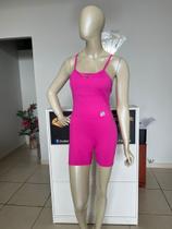 Macaquinho Fitness Barbie Moda Academia - Tamanho G Veste 38 até 42