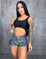 Macaquinho Fitness Decotado C/ Bojo Macaquinho Fitness Decotado C/ Bojo