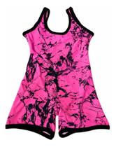 Macaquinho Fitness Marmorizado Tie Dye Macaquinho Fitness Marmorizado Tie Dye