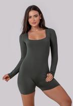 Macaquinho Fitness Yasmim Manga Longa Suplex Academia RLC Modas Macaquinho Fitness Yasmim Manga Longa Suplex Academia RLC Modas