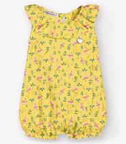 Macaquinho Gase Infantil Trick Nick Amarelo
