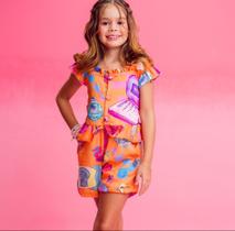 Macaquinho Infantil Estampado Miss Minni