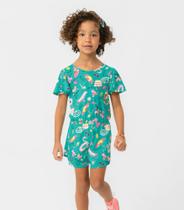 Macaquinho Infantil Estampado Rovitex Verde - Rovitex Kids