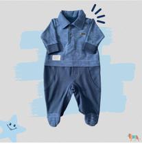 Macaquinho Infantil Masculino Azul Tam P Macaquinho Infantil Masculino Azul Tam P