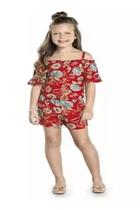 Macaquinho Infantil Menina Estampado Ciganinha Trick Nick Macaquinho Infantil Menina Estampado Ciganinha Trick Nick