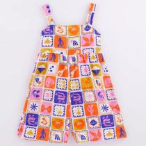 Macaquinho Infantil Menina Meu Mangue Fábula Colorido