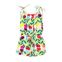 Macaquinho Infantil Menina Té - Jardim de Amor