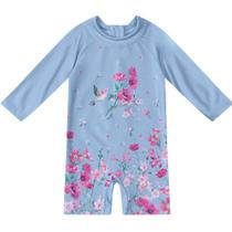 Macaquinho infantil proteção malha uv estampado masculino carinhoso ref: 1000080249 p/g
