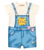 Macaquinho Infantil Trick Nick Bege - Trick Nick Baby Macaquinho Infantil Trick Nick Bege - Trick Nick Baby