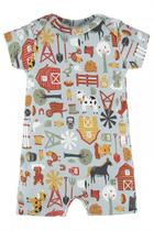 Macaquinho infantil unissex - Fazendinha