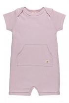 Macaquinho infantil unissex Ribana - Rosa Macaquinho infantil unissex Ribana - Rosa