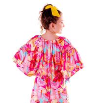 Macaquinho Malha Stretch "Porto de Galinhas" + Scrunchie