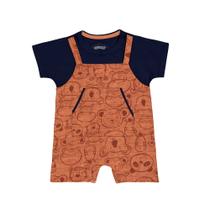 Macaquinho Manga Curta Bebê Menino Alakazoo Ref. 45351 Macaquinho Manga Curta Bebê Menino Alakazoo Ref. 45351