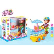 Macaquinho no Carrinho de Sorvete Ice Cream Brinquedo