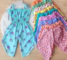 Macaquinho Pantacourt Floral