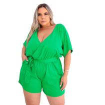 Macaquinho Plus Size Fashion