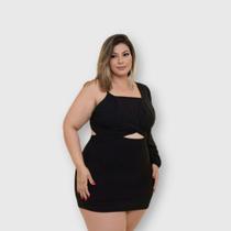 Macaquinho Plus Size Feminino Short Saia Frente Costas 0656 Macaquinho Plus Size Feminino Short Saia Frente Costas 0656
