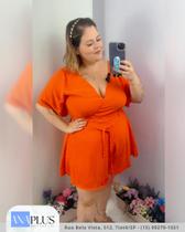 Macaquinho plus size laranja gg (48)