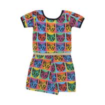 Macaquinho Pop Art de Gatinhos - Big Bless