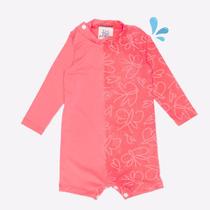 Macaquinho Proteção Solar Uv Bebê Estampa Aparece Ao Molhar