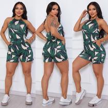 Macaquinho Soltinho com Bolso Alcinha Moda Verão Macaquinho Soltinho com Bolso Alcinha Moda Verão