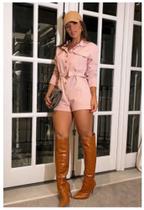 Macaquinho Stella rose