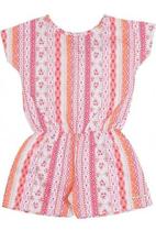 Macaquinho Verão Algodão Estampado Infantil Nº 3