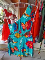 Macaquito estampado em viscolinho