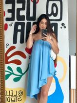 Macaquito feminino azul