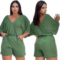 Macaquito Manga Curta C/ Bolso Plus Size P/ Gordinhas Verão Tamanho Único