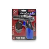 Maçarico à Gás Recarregável SQ3664 com Regulador de Chamas Portátil Econômico Seguro Culinária Artesanato