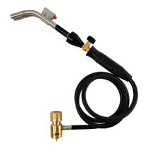 Maçarico Cano Duplo Com Mangueira E Acendedor Automático Hiatsu Maçarico Cano Duplo Com Mangueira E Acendedor Automático Hiatsu