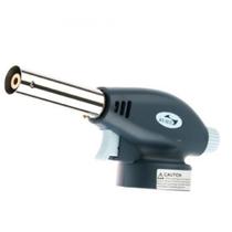 Macarico culinario automatico regulagem gourmet recarregavel encaixe dois tipos de refil reparos soldagem laboratorio pr