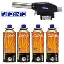 Macarico Culinario Ferimte Acendimento Aut C/4 Refil Ma-54