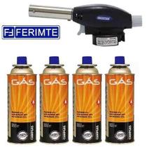 Macarico Culinario Ferimte Acendimento Aut C/4 Refil Ma-54