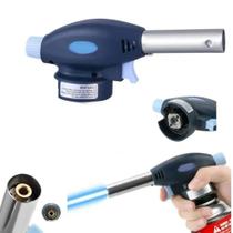 Maçarico Culinário Gás Multiuso Portátil Profissional Gourmet Controle Manual Regulagem da Chama