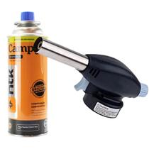 Maçarico Culinário Portátil Com Regulagem Gourmet + Refil