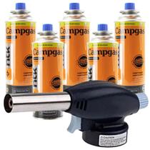 Maçarico Culinário Portátil Com Regulagem Gourmet + Refil