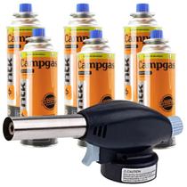 Maçarico Culinário Portátil Com Regulagem Gourmet + Refil