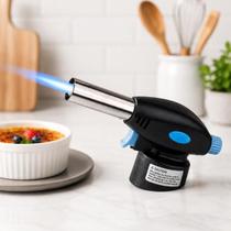 Maçarico Culinário Profissional Portátil Regulagem Gourmet