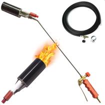 Maçarico Eletrônico Lança Chamas Gás Glp com Mangueira 5 Metros GT49 Lorben