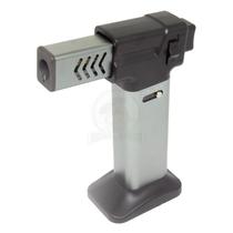 Maçarico Honest 1 Chama Concentrada Preto & Prata