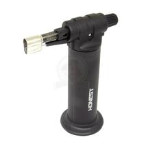 Maçarico Honest 2 Chamas Preto Pedestal Redondo