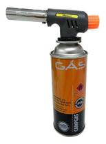 Maçarico Portátil + 1 Refil De Gás Butano