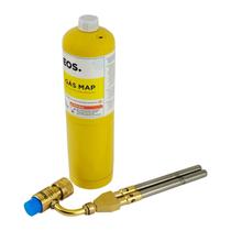 Maçarico Portátil Bico Duplo +Gás Map