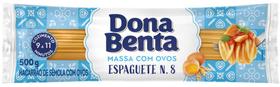 Macarrão Com Ovos Espaguete Dona Benta Pacote 500g