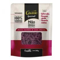 Macarrão de Arroz Fusilli Beterraba, Banana Verde, Pimenta Caiena Casarão 300g Macarrão de Arroz Fusilli Beterraba, Banana Verde, Pimenta Caiena Casarão 300g